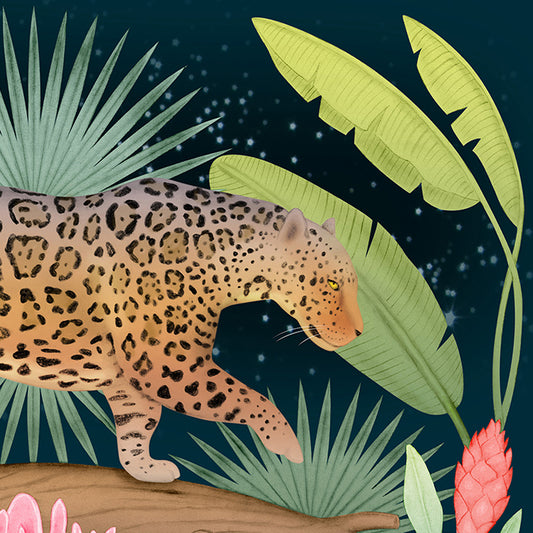 Night in the Jungle Limited Edition Signed Unframed Art Print