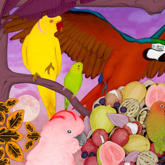 Sunset Feast Limited Edition Signed Unframed Art Print