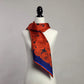 100 Red Roses Silk Twill Scarf