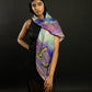 Dancing Lights Lovely Lilac Wool/Silk Blend Scarf