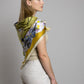The Grey Whale Ochre Silk Twill Scarf