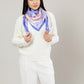 Wild Horizon Periwinkle Dream Silk Scarf