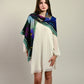 Dancing Lights Forest Mint Wool/Silk Blend Scarf