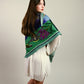 Dancing Lights Forest Mint Wool/Silk Blend Scarf