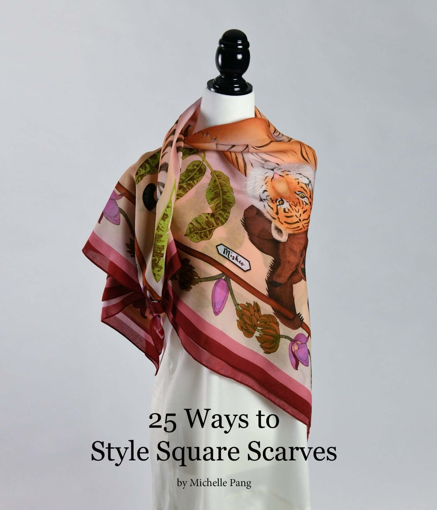 25 Ways to Style Square Scarves