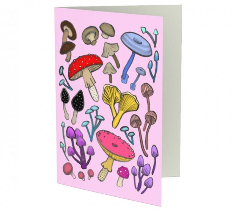 Mushroom Greeting Card