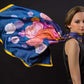 Cosmic Garden Silk Scarf