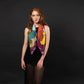 Sunset Feast Luxury Art Scarf