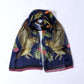 Owl and Rowan Berries Silk Scarf Shawl