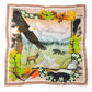 Misheo Wildlife of Pacific Northwest Blush Wool Silk Scarf