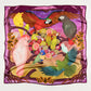 Sunset Feast Luxury Art Scarf
