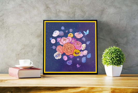 Cosmic Garden Frame Mockup