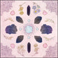 Crystal Grid Silk Scarf