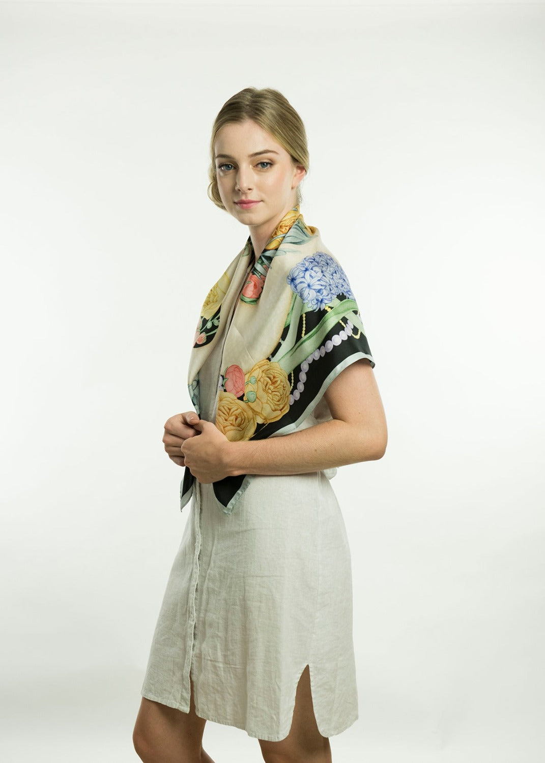 Dwarf Boa Silk Scarf 90cm