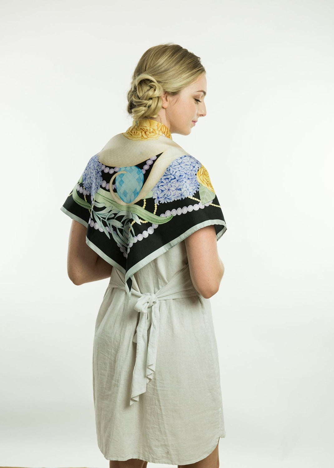 Dwarf Boa Silk Scarf 90cm