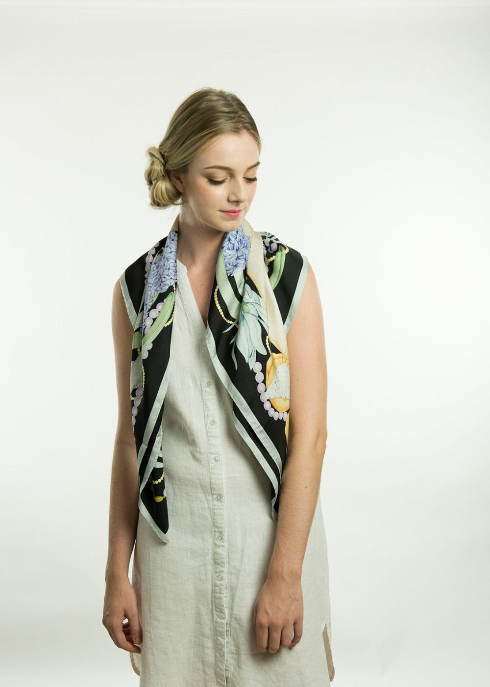 Dwarf Boa Silk Scarf 90cm